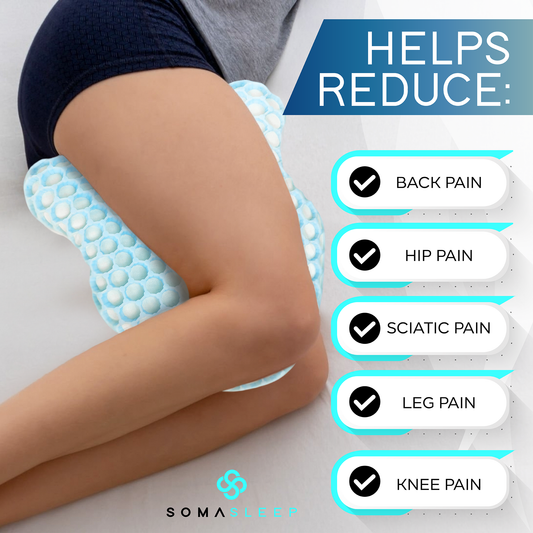 How to Use a Knee Pillow for Back Pain : Knee Pillows & Travel 